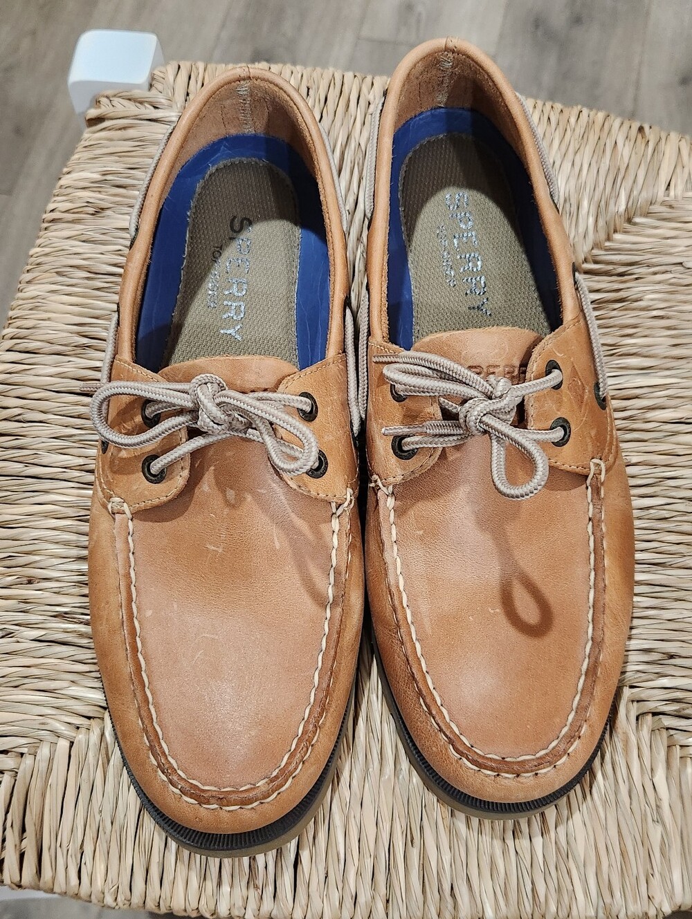 Sperry Top-Sider Leeward 2-eye Boat Shoe--like new!